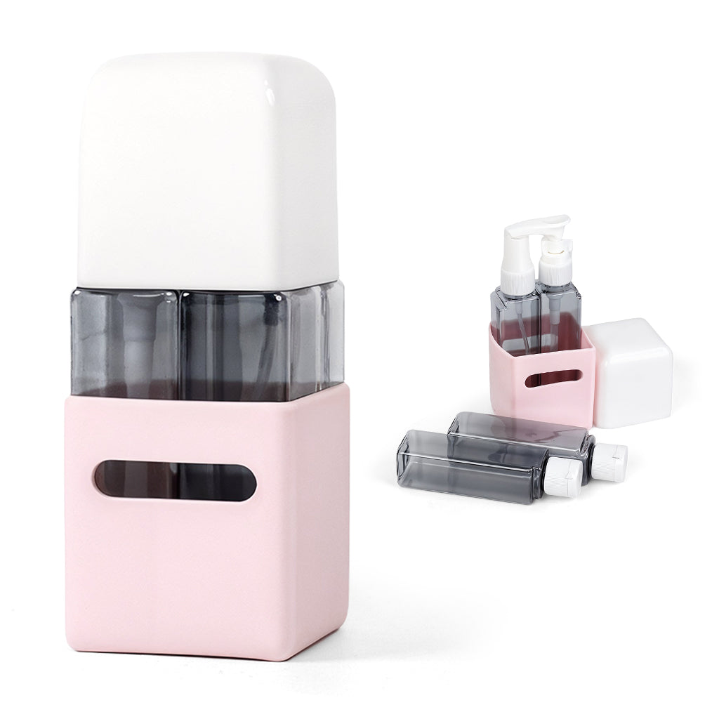 MAYCREATE Travel Bottle Kit for Toiletries 4Pcs Set, MAYCREATE 60ml Travel Bottles Travel Toiletry Bottles Kit, Small Bottles for Travel, Portable Leak Proof Spray Bottles Pump Dispenser for Lotion, Shower Gel MAYCREATE Travel Bottle Kit for Toiletries 4Pcs Set, MAYCREATE 60ml Travel Bottles Travel Toiletry Bottles Kit, Small Bottles for Travel, Portable Leak Proof Spray Bottles Pump Dispenser for Lotion, Shower Gel
